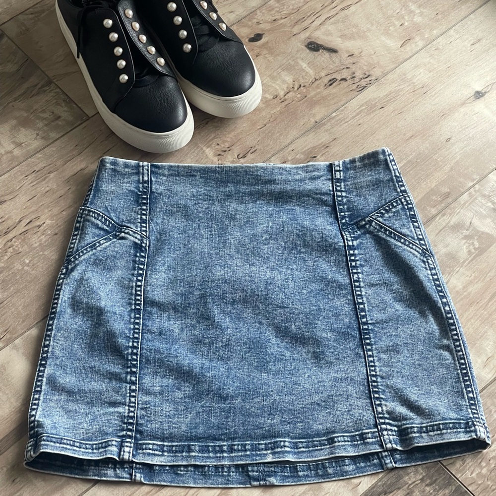 Denim Blue Skirt